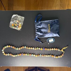 Stauer Cornaro Murano Necklace & Bracelet style # 34708 Murano Glass beads